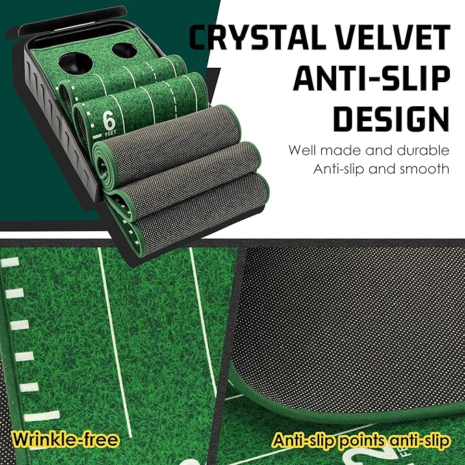 ropoda 9ft Golf Putting Green, Classic or with a Putting Mirror