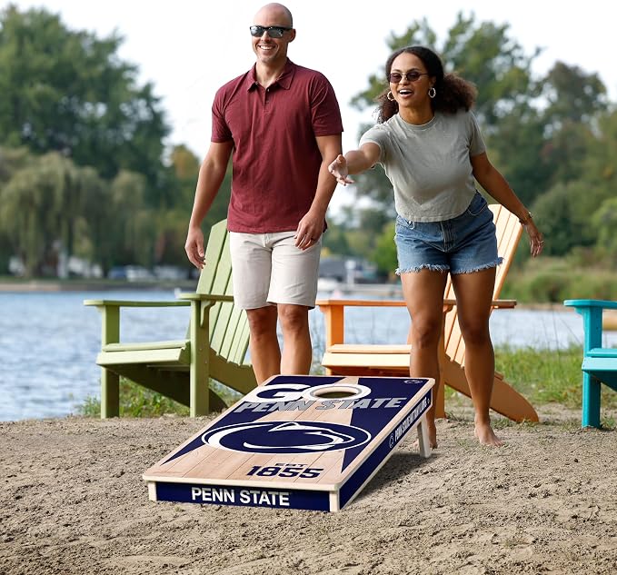 YouTheFan NCAA 2’ x 4’ Professional Wood Cornhole Game