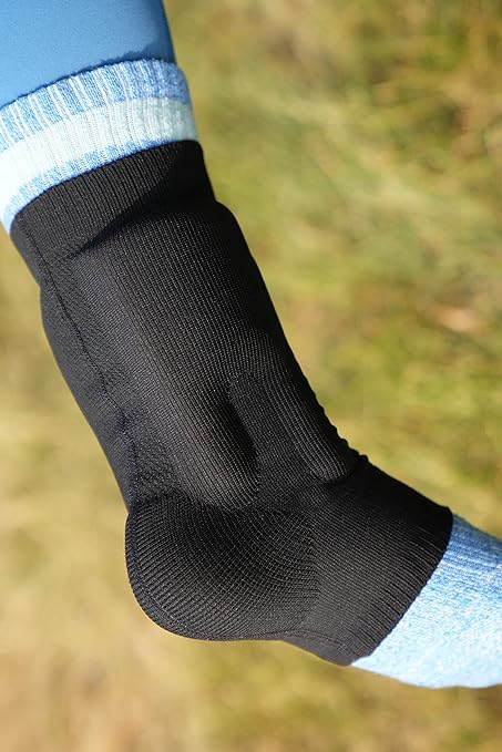 Ice Skate Ankle Pads, Cushioned/Padded Ankle Sleeves used to reduce ankle pain during Ice Skating and Hockey (PAIR)