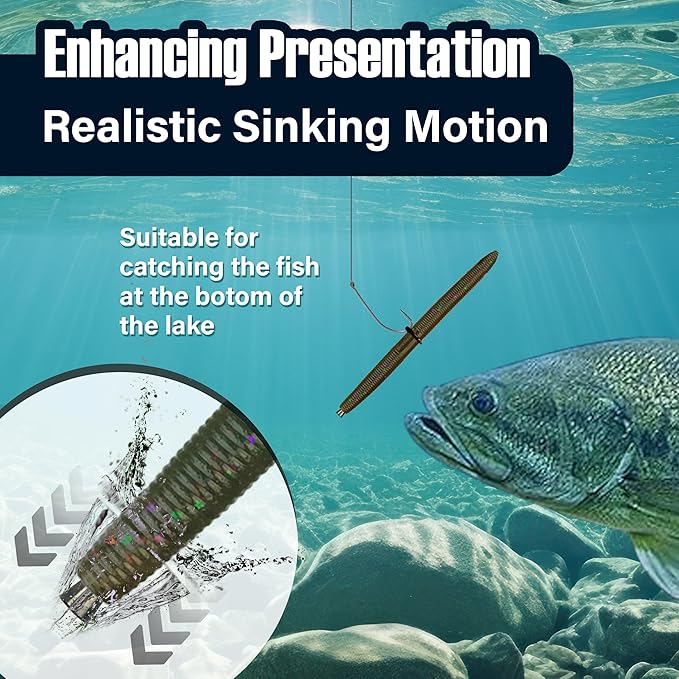 Reaction Tackle Tungsten Nail Weights for Bass Fishing - Insert Sinkers for Soft Plastic Lures, Neko Rig and Wacky Rig