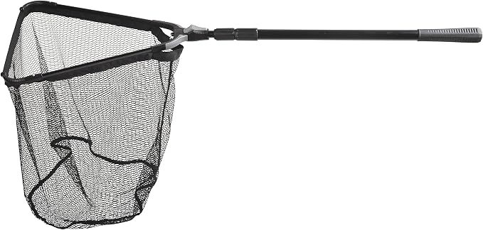 Fiblink Folding Aluminum Fishing Landing Net Fish Net with Extending Telescoping Pole Handle