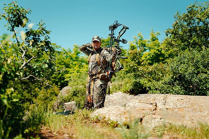 SCENTBLOCKER Angatec Long Sleeve 1/4 Zip Performance Shirt Mens Camo Hunting Clothes