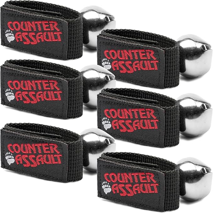 Counter Assault Bear Bell- 1" Chrome - 6 Pack