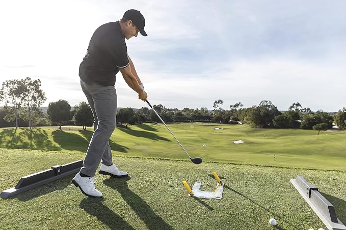 SKLZ Golf Swing Guide Trainer for Improved Consistency and Accuracy, Black