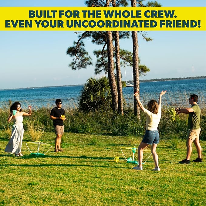 The Original Cone Toss Outdoor Target Tossing Outdoor Game | A New Twist on Cornhole and Bean Bag Toss Games | Perfect for Family, Friends, BBQs, & Tailgates | Fun for all Ages, 8 and Up