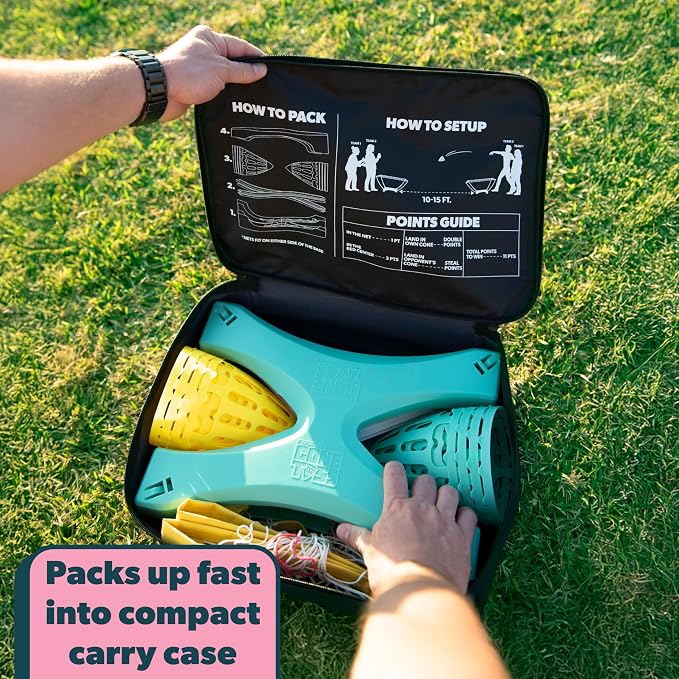 The Original Cone Toss Outdoor Target Tossing Outdoor Game | A New Twist on Cornhole and Bean Bag Toss Games | Perfect for Family, Friends, BBQs, & Tailgates | Fun for all Ages, 8 and Up