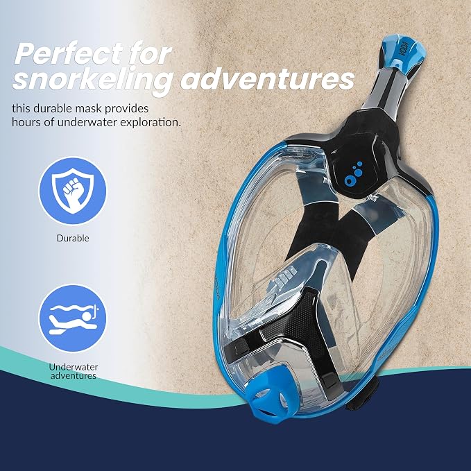 Phantom Aquatics Voda Full Face Snorkel Mask