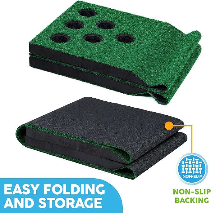 MD Sports Big Sky Putting Green Golf Training Games Pong Style, Perfect for Golf Game Practice