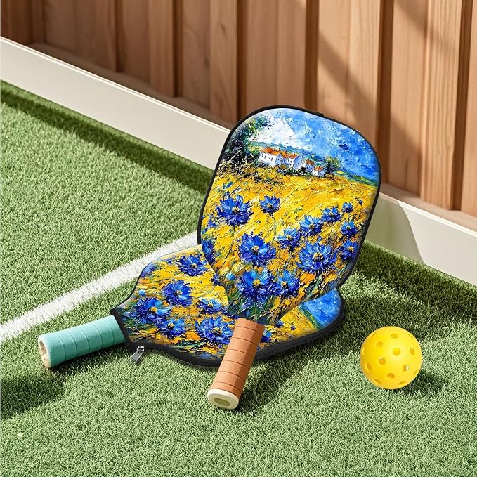 Pickleball Paddle Cover- Premium Water-Resistant Racket Sleeves with Reinforced Zippers, Universal Fit for USAPA Standard Paddles, Extra Padding Protection 6