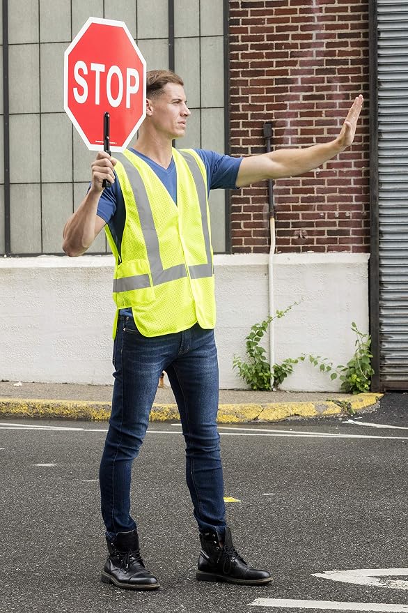 NYOrtho High Reflective Vest - Construction Vest - Universal Fit - ANSI/ISEA Class 2 - Sweat-Free With Reflective Material