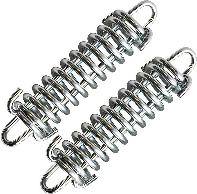 Porch Swing Spring 1-9/16 x 7 Inches Heavy Duty Drawbar Style for Swings, Hammocks, Sunshade Sails, Large Dog Chain Leash, Boxing Bags, Gym & Patio (2 Pack)