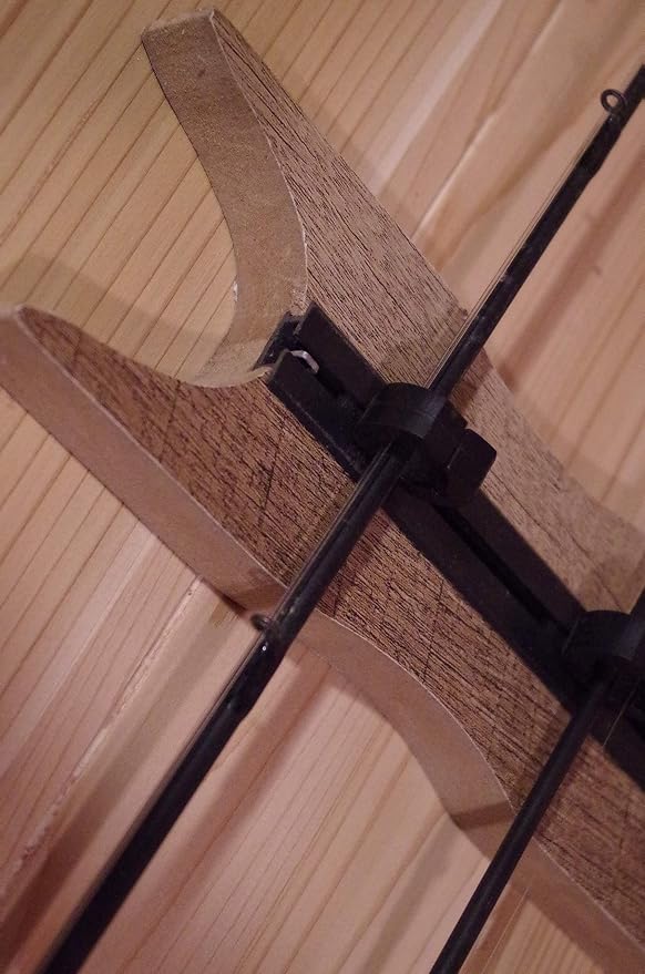 Old Cedar Outfitters Modular Wall Rack for Fishing Rod Storage, Holds up to 8 Fishing Rods