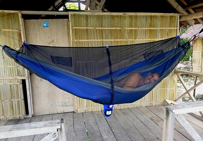 Hammock Bliss Net Cocoon Ultralight -The Ultimate Lightweight Hammock Bug Net Canopy for Your Camping Hammock with Insect Proof No See Um Mesh – Make Hammock Camping A Bug Free Experience