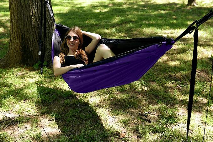 Kijaro Kubie 10-in-1 Versatile Portable Hammock, Poncho, Blanket, Sleeping Bag, Hammock Underquilt & More - Multi Use Outdoor Gear for Camping, Travel & Sports Games