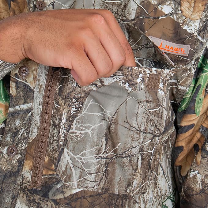 HABIT Men's Hatcher Pass Long Sleeve Camo Guide Shirt