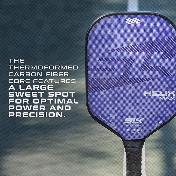 Selkirk Sport SLK Helix Pro Pickleball Paddle | Thermoformed Carbon Fiber Pickleball Paddles with Carbon Fiber & Fiberglass Hybrid Face | Unmatched Control