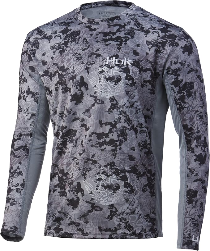 HUK Men's Icon X Long Sleeve Shirt, Performance Fishing Shirt
