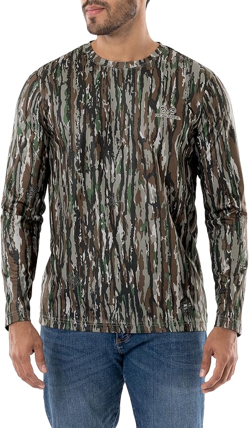 Realtree Men's 2 Pack Long Sleeve Performance Tees