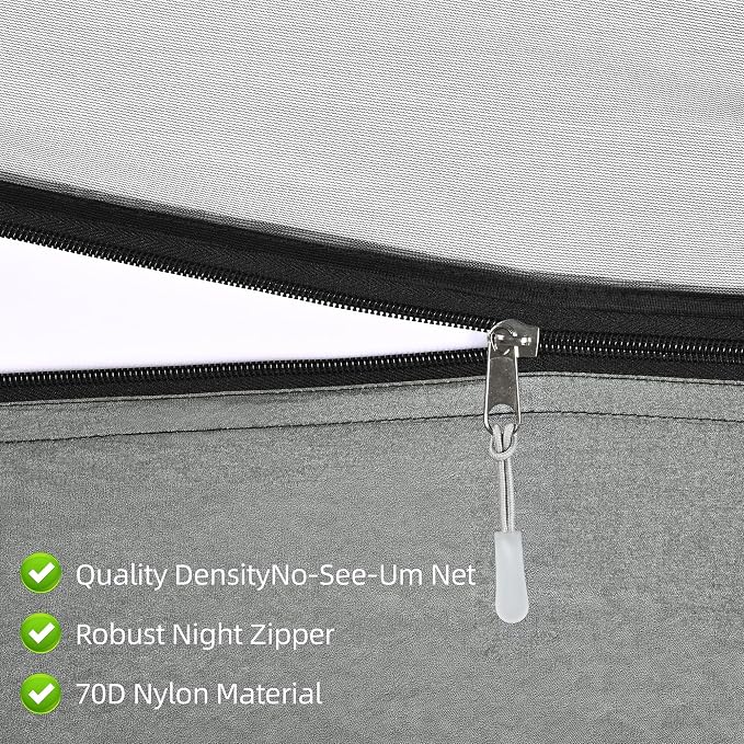 Lulladle Camping Hammock - 500lbs Capacity Portable Hammock with 2 Tree Straps and with Mosquito Net,Nylon Hanging Hammock Easy Setup and Pack for Outdoors Camping,Backpacking,Hiking - Double/Single