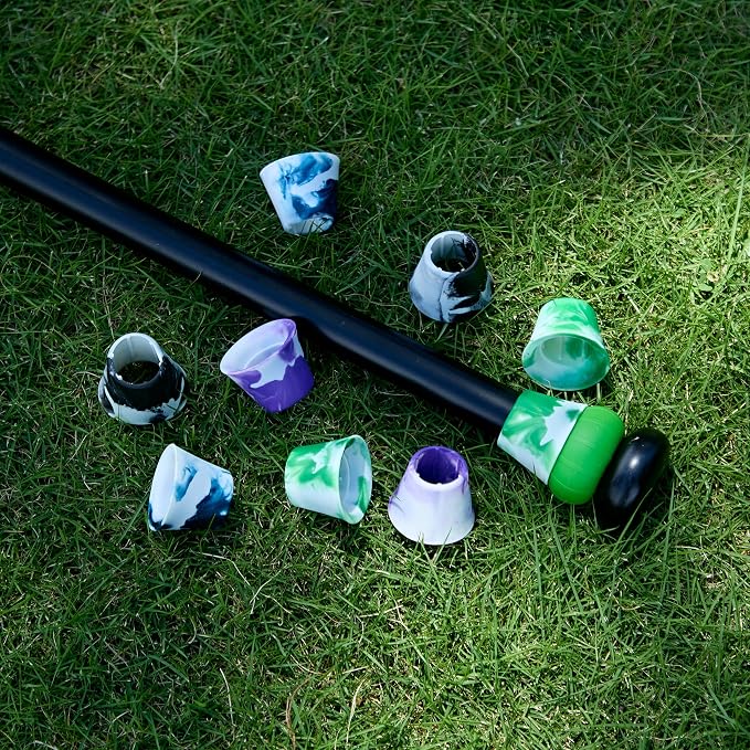 Bat Grip Choke Up Rings,Premium Choke Up Rings, Pressure Baseball Rings,Including: 8 Pack Choke up Rings, 2 Wrist Protectors