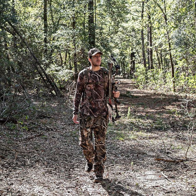 Camo Hunting Shirt: All Season Odor and Insect Protection
