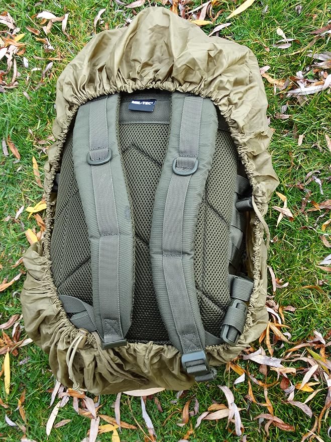Mil-Tec Rucksack Waterproof Rainproof Cover Coyote Colour Backpack Cover 130 Liters Hiking Travel Camping
