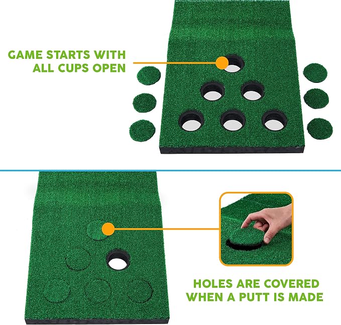 MD Sports Big Sky Putting Green Golf Training Games Pong Style, Perfect for Golf Game Practice