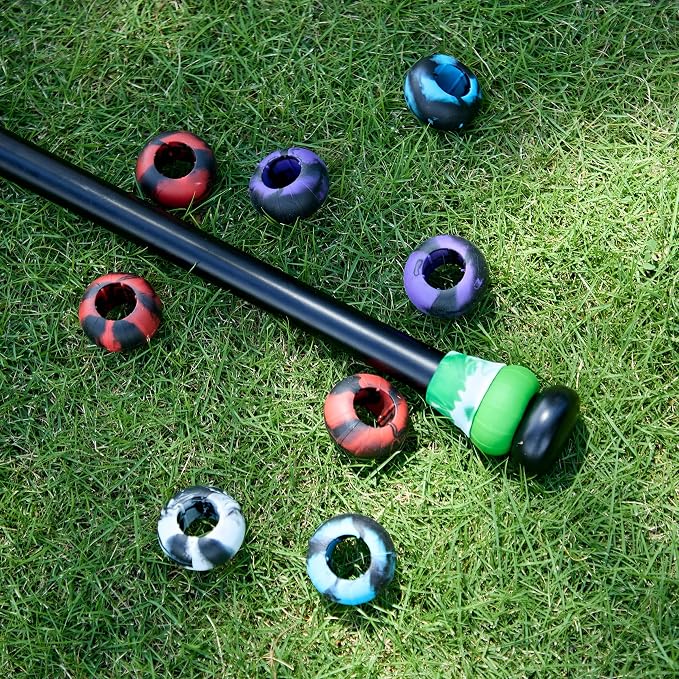 Bat Grip Choke Up Rings,Premium Choke Up Rings, Pressure Baseball Rings,Including: 8 Pack Choke up Rings, 2 Wrist Protectors