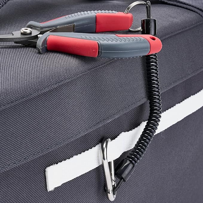 Plano Weekend Softside 3700 Tackle Bag, Cutting-Edge Fishing Tackle Bag, Molded Waterproof Base, Spacious Storage, Die Cut Tool Sleeves, Daisy Chain Attachment Points