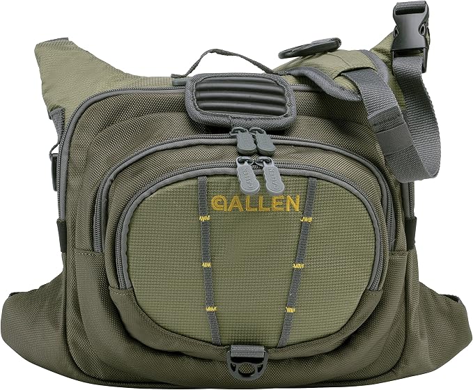 Allen Company Fall River Fly Fishing Chest Pack - Fits up to 6 Tackle/Fly Boxes and Other Accessories - Olive