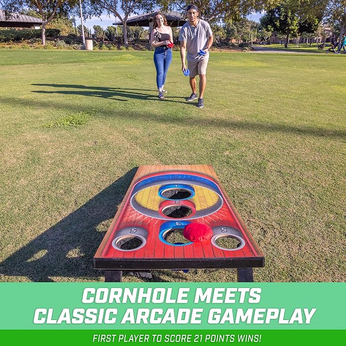 GoSports Carnival Arcade Style Cornhole Game - Indoor or Outdoor Bean Bag Toss